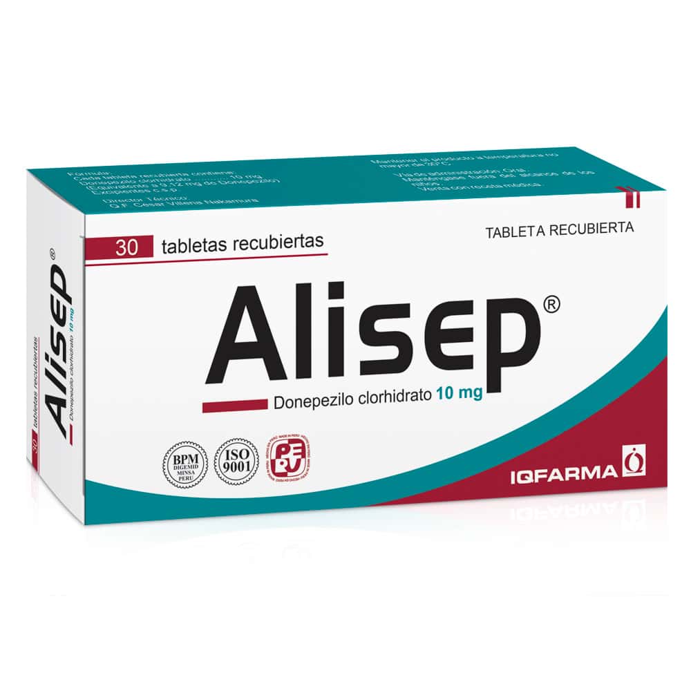 Alisep 10 mg Tabletas (Donepezilo) - Caja 30 und