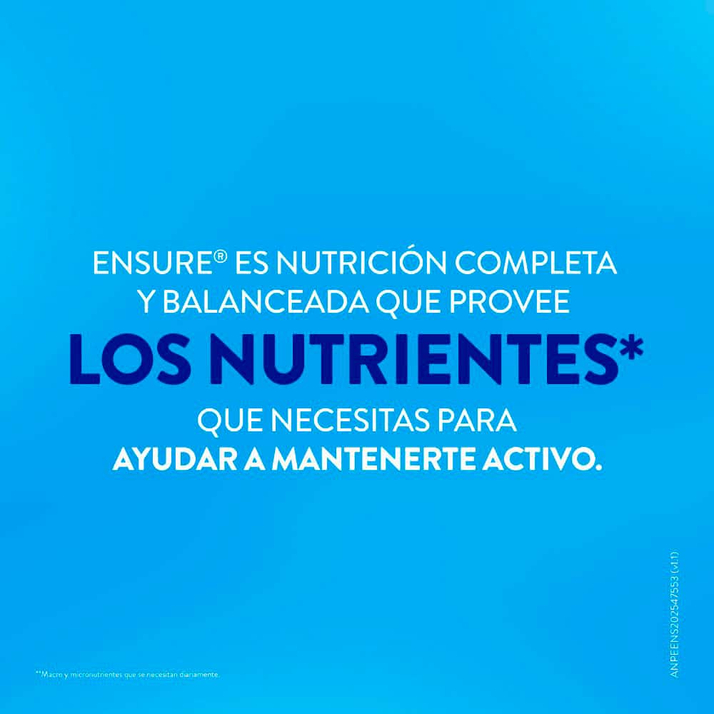 Ensure en Polvo Sabor Vainilla - Lata 850 g