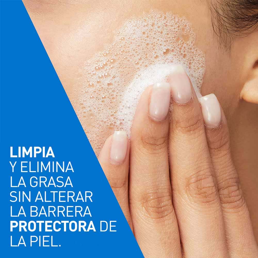 CeraVe Gel Limpiador Espumoso Piel Normal a Grasa - Frasco 236 ml