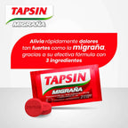 Tapsin Migraña 250 mg + 250 mg + 65 mg - Caja 50 Sobres