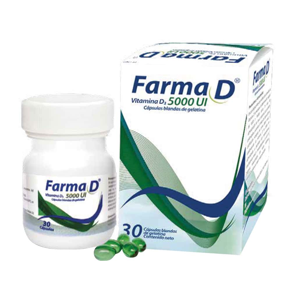 Farma D 5000UI x 30 Cápsula Blanda