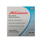 Augmentin 250-62.5mg/5ml Polvo para Suspensión Oral - Frasco 60 ML