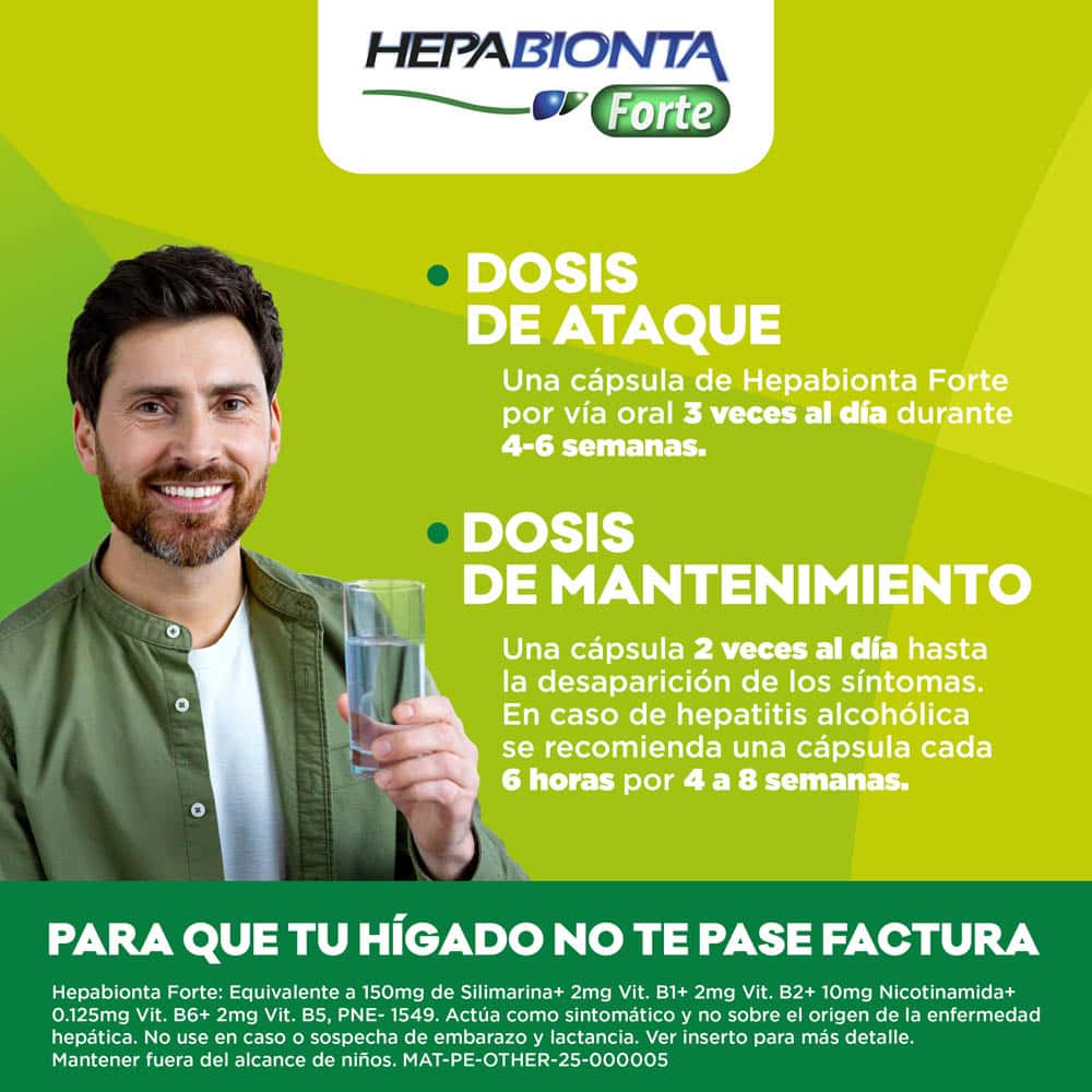 Hepabionta Forte Cápsulas - Caja 100 Unidades