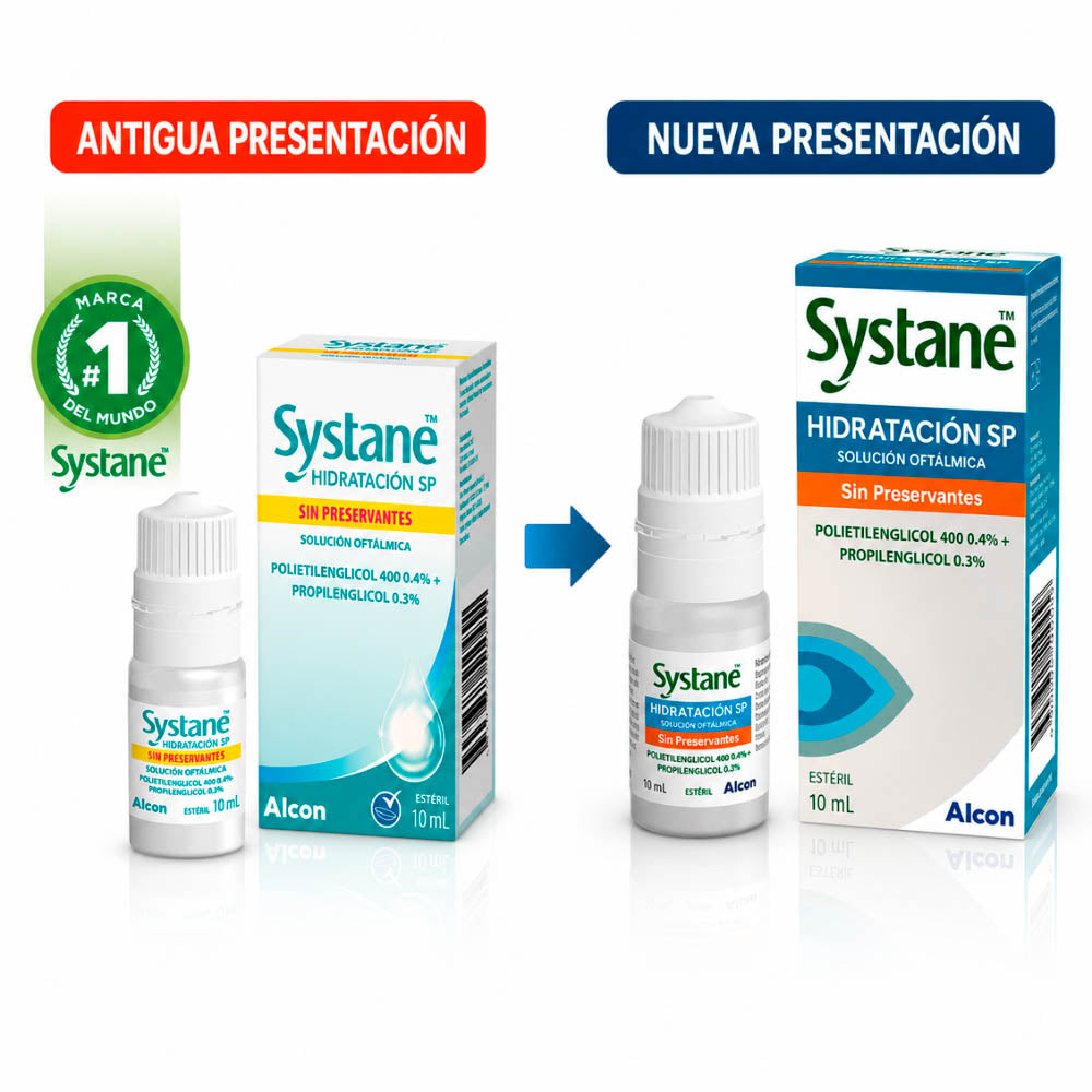 Systane Hidratación SP 0.4% + 0.3% Solución Oftálmica - Frasco 10 ml