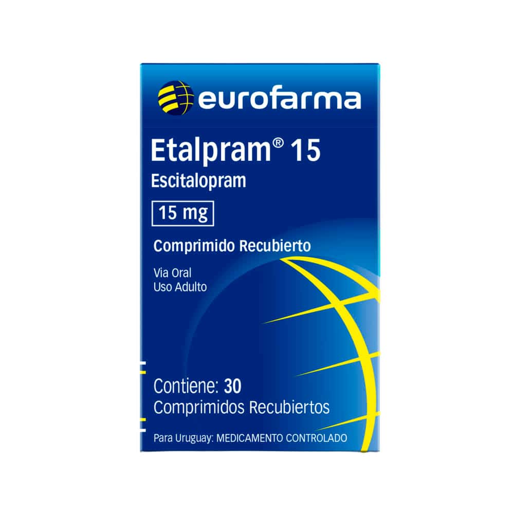 Etalpram 15 mg Comprimidos Recubiertos - Caja 30 und