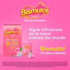 Bismutol 262.5mg Tableta Masticable - Caja 80 Sobres