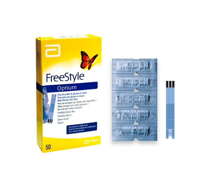 Freestyle Optium Tiras Reactivas - Caja 50 und