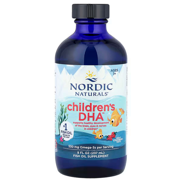 Nordic Naturals Children’s DHA Fresa +1 Año, 237 ml