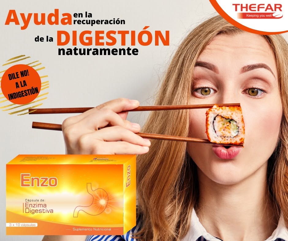 Enzo Enzima Digestiva Tabletas - Caja 30 und