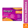 Allegra 120 mg Tabletas (fexofenadina) - Caja 10 und