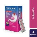 Bismucar 262 mg Tabletas Masticables - Caja 100 und