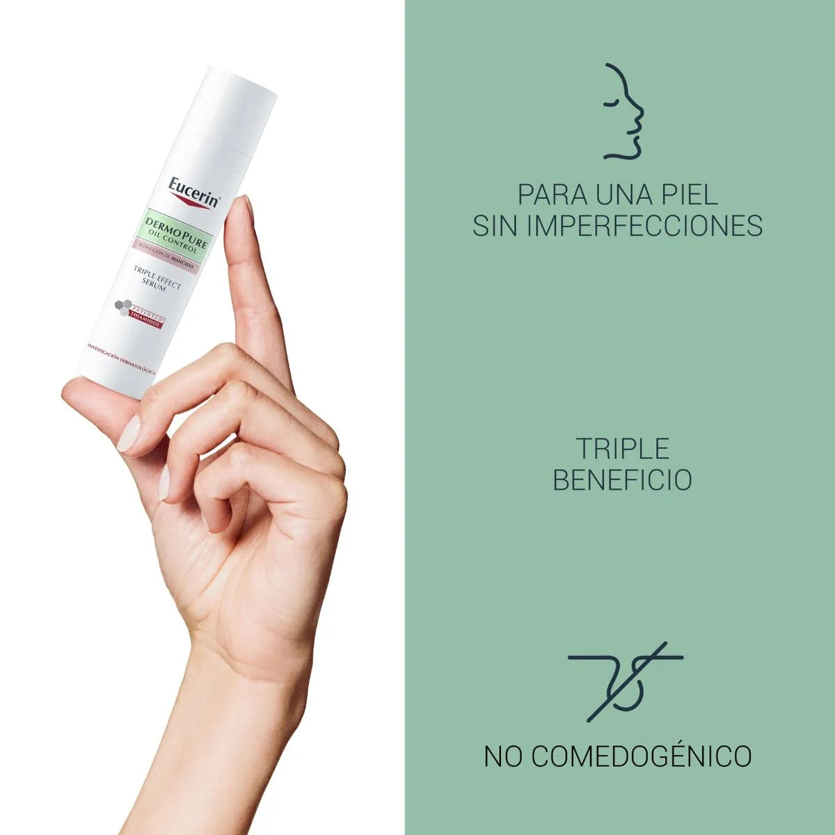 Eucerin DermoPure Oil Control Triple Effect Serum Post Acné - Frasco 40 ml