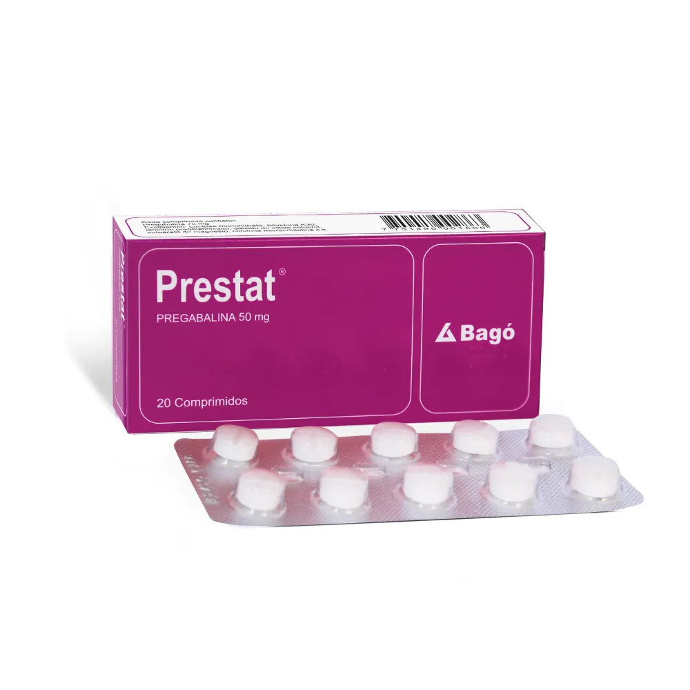 Prestat 50 mg Comprimidos - Caja 20 und