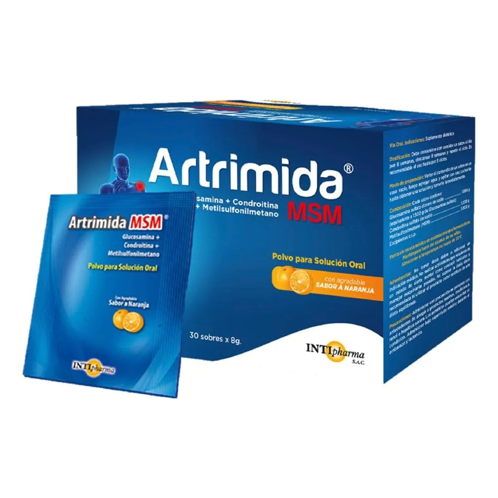 Artrimida MSM Polvo para Solución Oral Sabor Naranja - Caja 30 Sobres