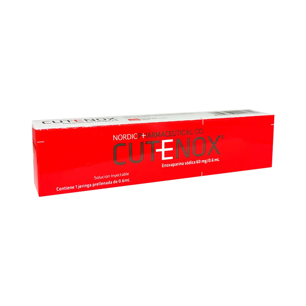 Cutenox 60 mg /0.6 ml Solución Inyectable - Caja 1 und