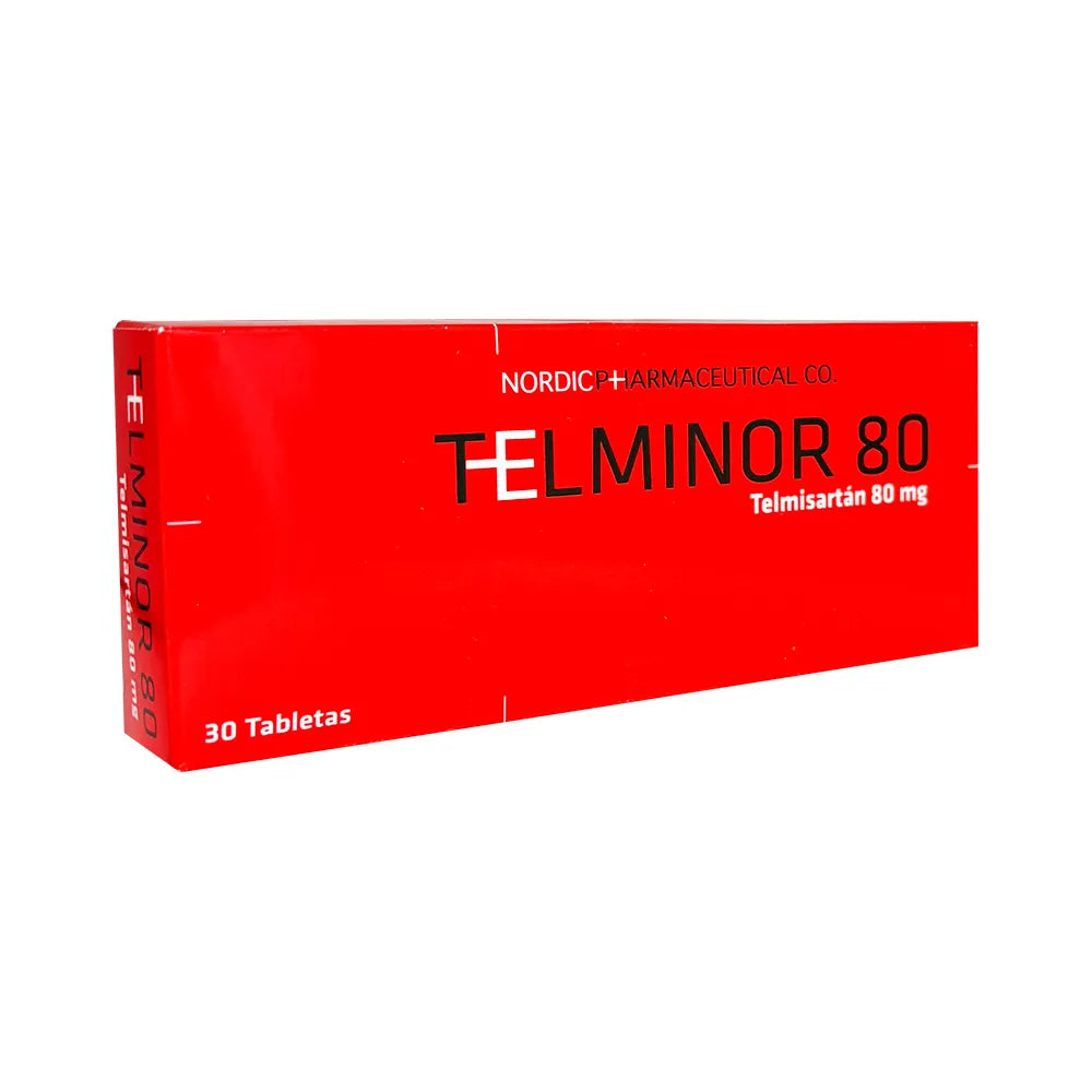 Telminor 80 mg Tabletas - Caja 30 Unidades