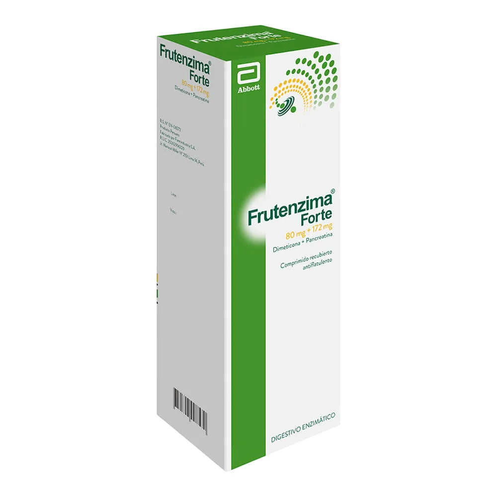 Frutenzima Forte Comprimidos Recubiertos - Caja 100 Und