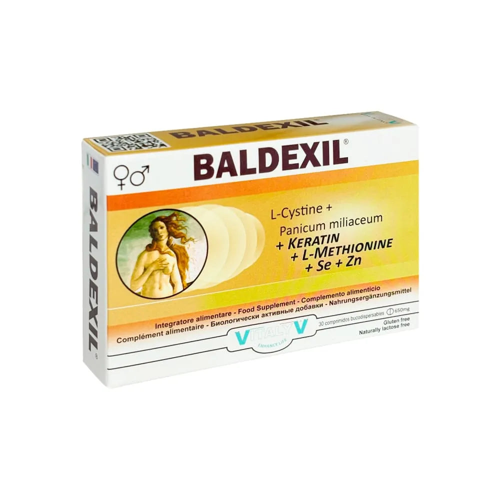Baldexil  - Anticaída de Cabello y Uñas - 30 Comprimidos