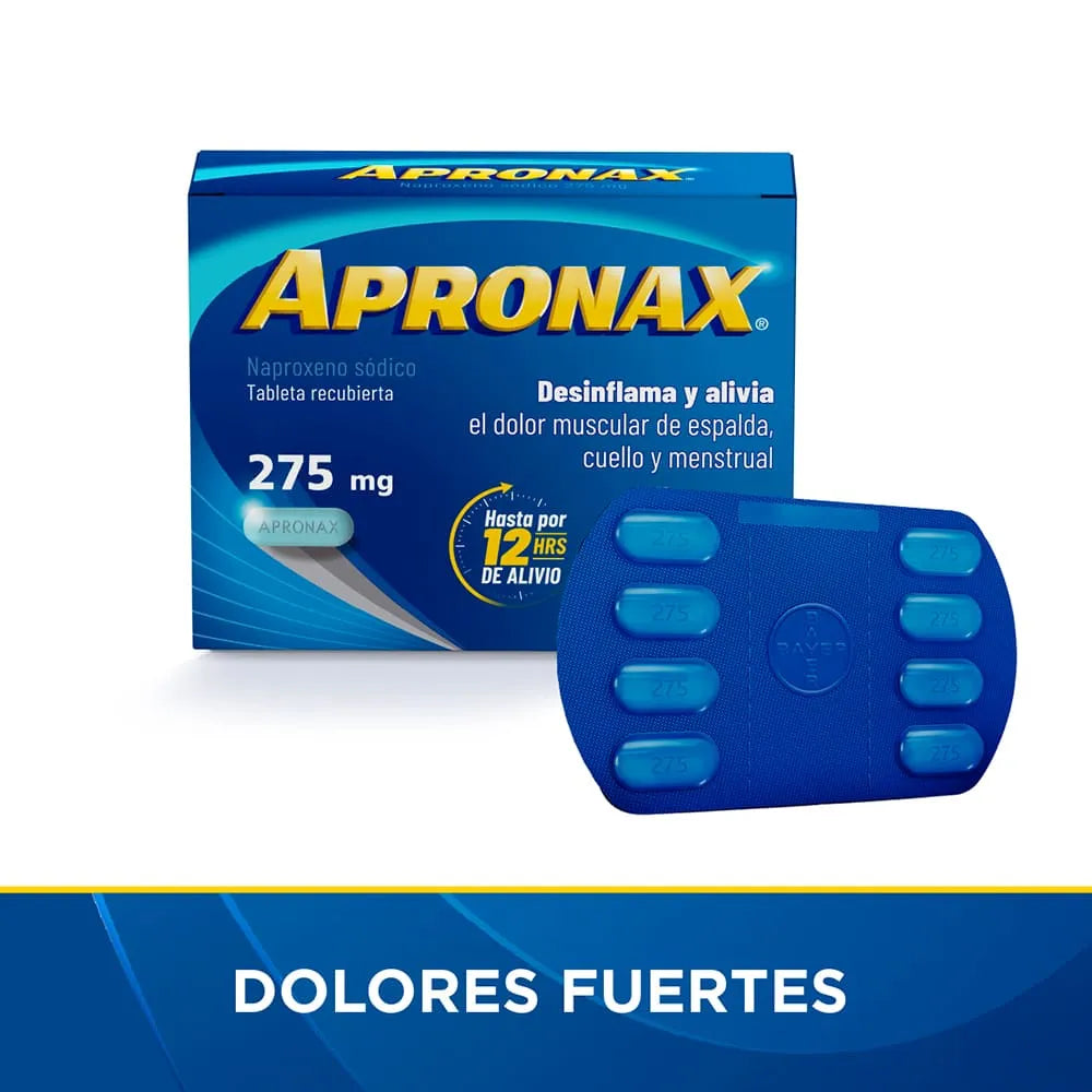 Apronax 275 mg Tabletas - Caja 8 und