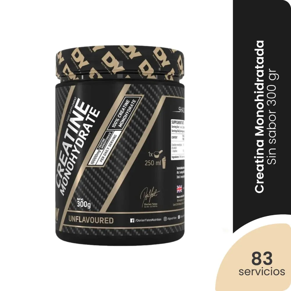 DY Nutrition Creatina Monohidratada - Frasco 300 g