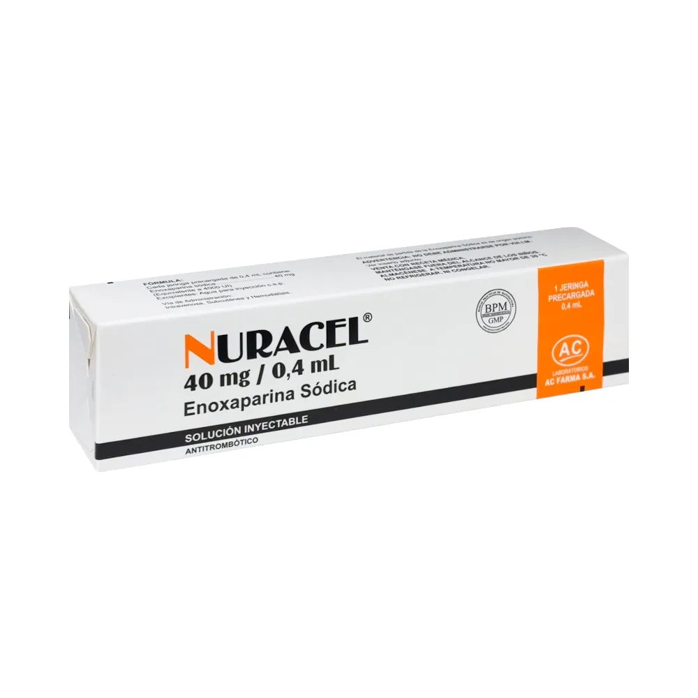 Nuracel 40 mg/0.4 ml Solución Inyectable - Caja 1 und