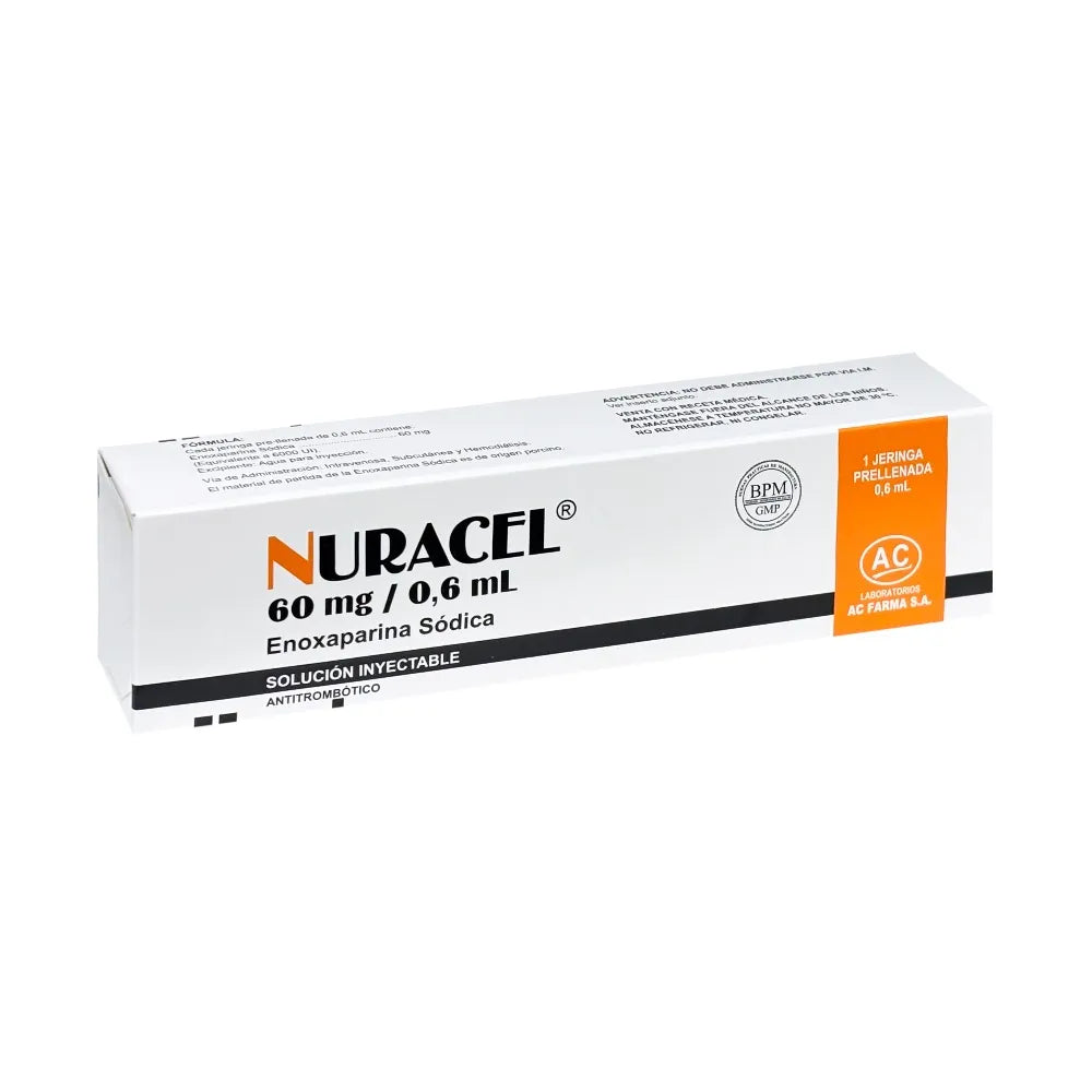Nuracel 60 mg/0.6 ml Solución Inyectable - Caja 1 und