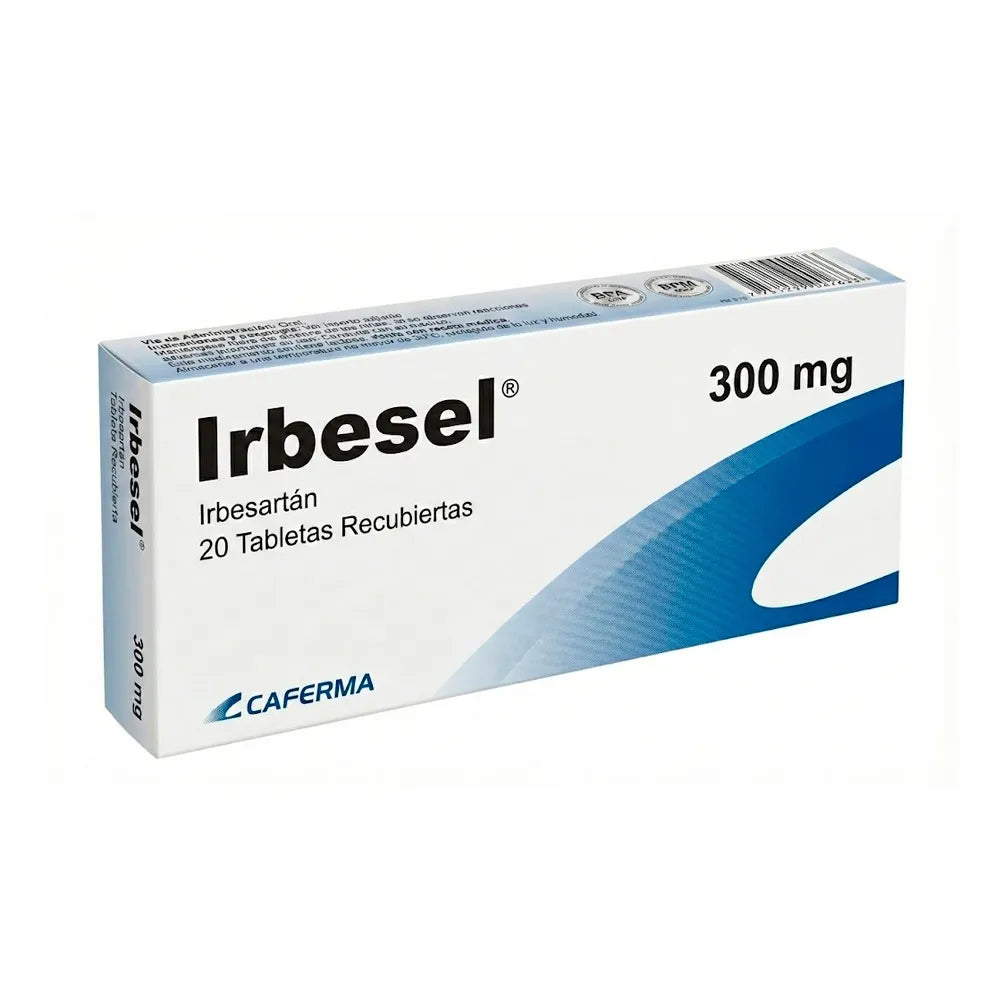 Irbesel 300 mg Tabletas Recubiertas - Caja 20 Und