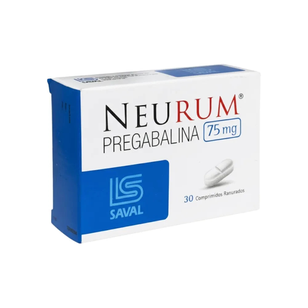 Neurum 75 mg Comprimidos Ranurados - Caja 30 und
