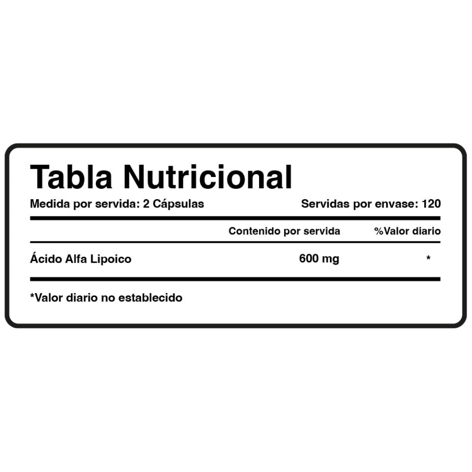 Ácido Alfa Lipoico - Nutricost - 240 Cápsulas