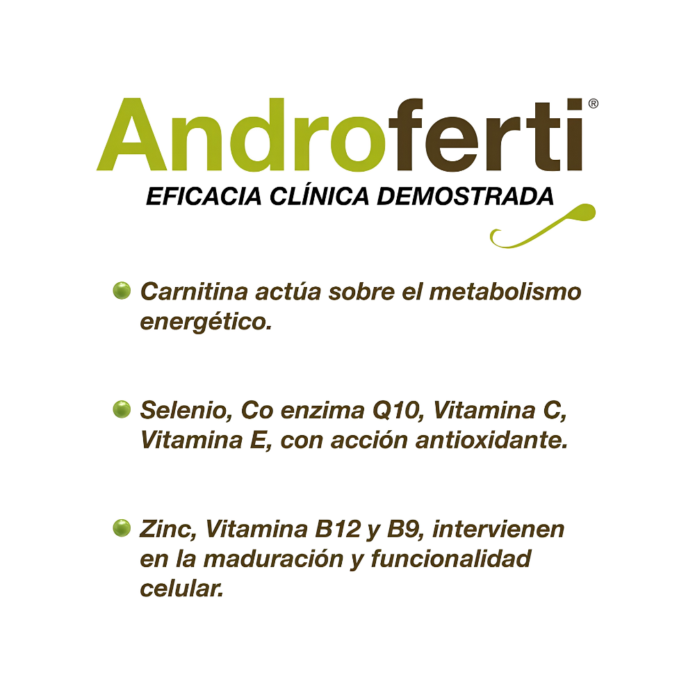 Androferti Suplemento para Fertilidad - Caja 60 Sobres