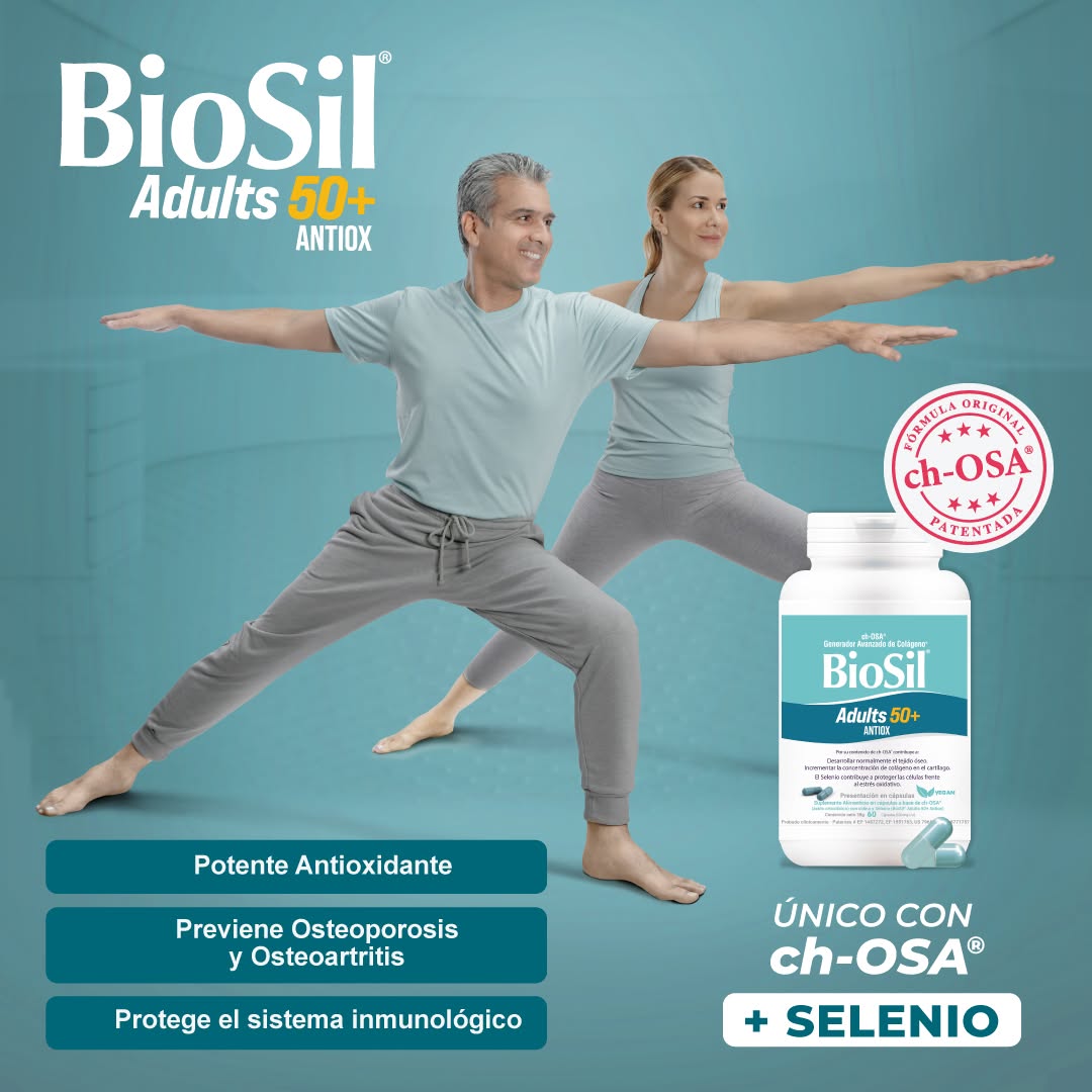 BioSil Adults (50+) - Frasco con 60 Cápsulas