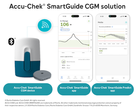 Accu Chek SmartGuide Monitor Continuo de Glucosa - Caja 1 kit
