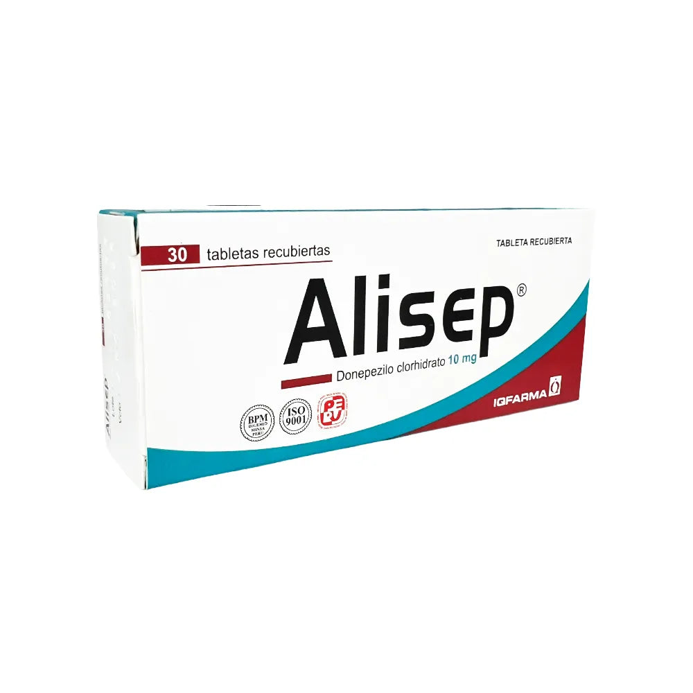 Alisep 10 mg Tabletas (Donepezilo) - Caja 30 und