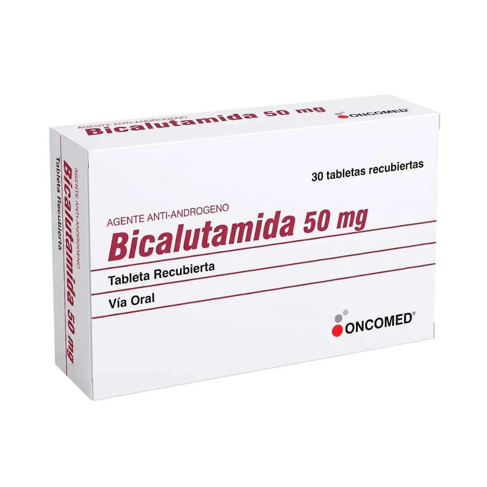 Bicalutamida 50 mg OC - Caja 30 Tabletas Recubiertas