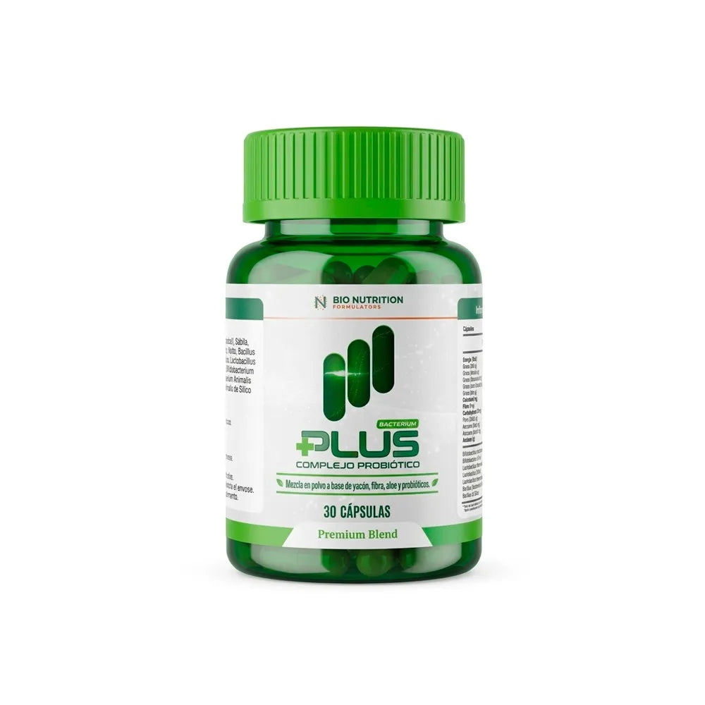 Bio Nutrition Bacterium Plus Cápsulas - Frasco 30 und