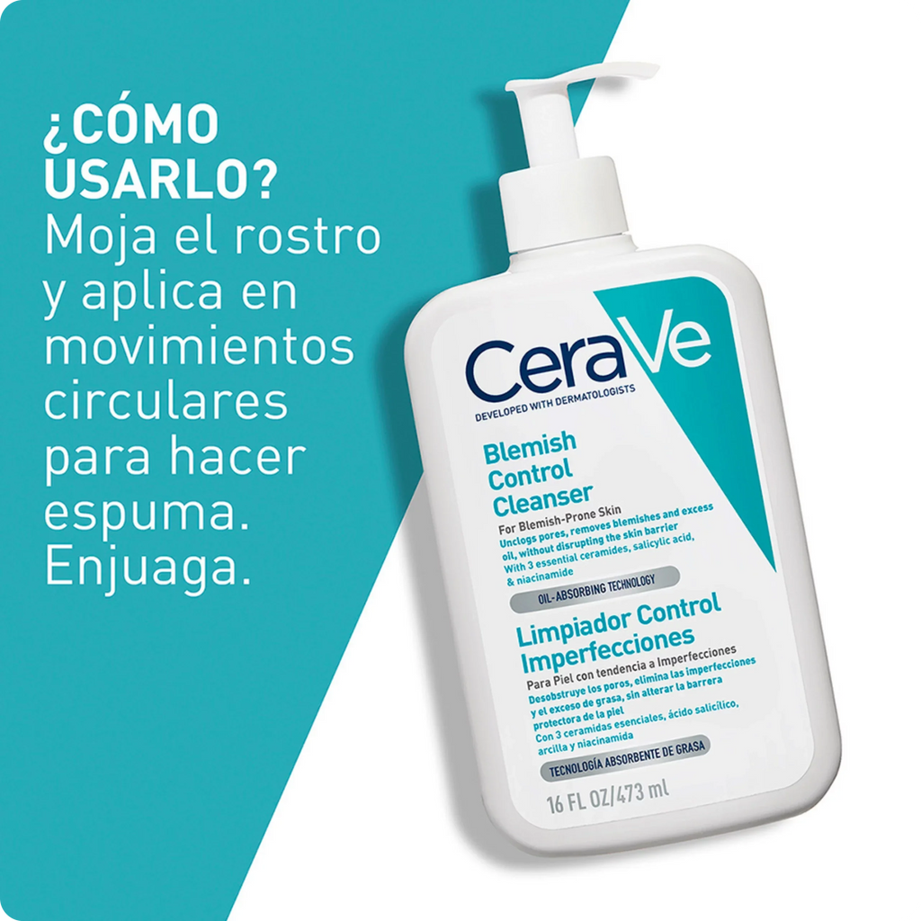 CeraVe Limpiador Control Imperfecciones - Frasco 236 ml