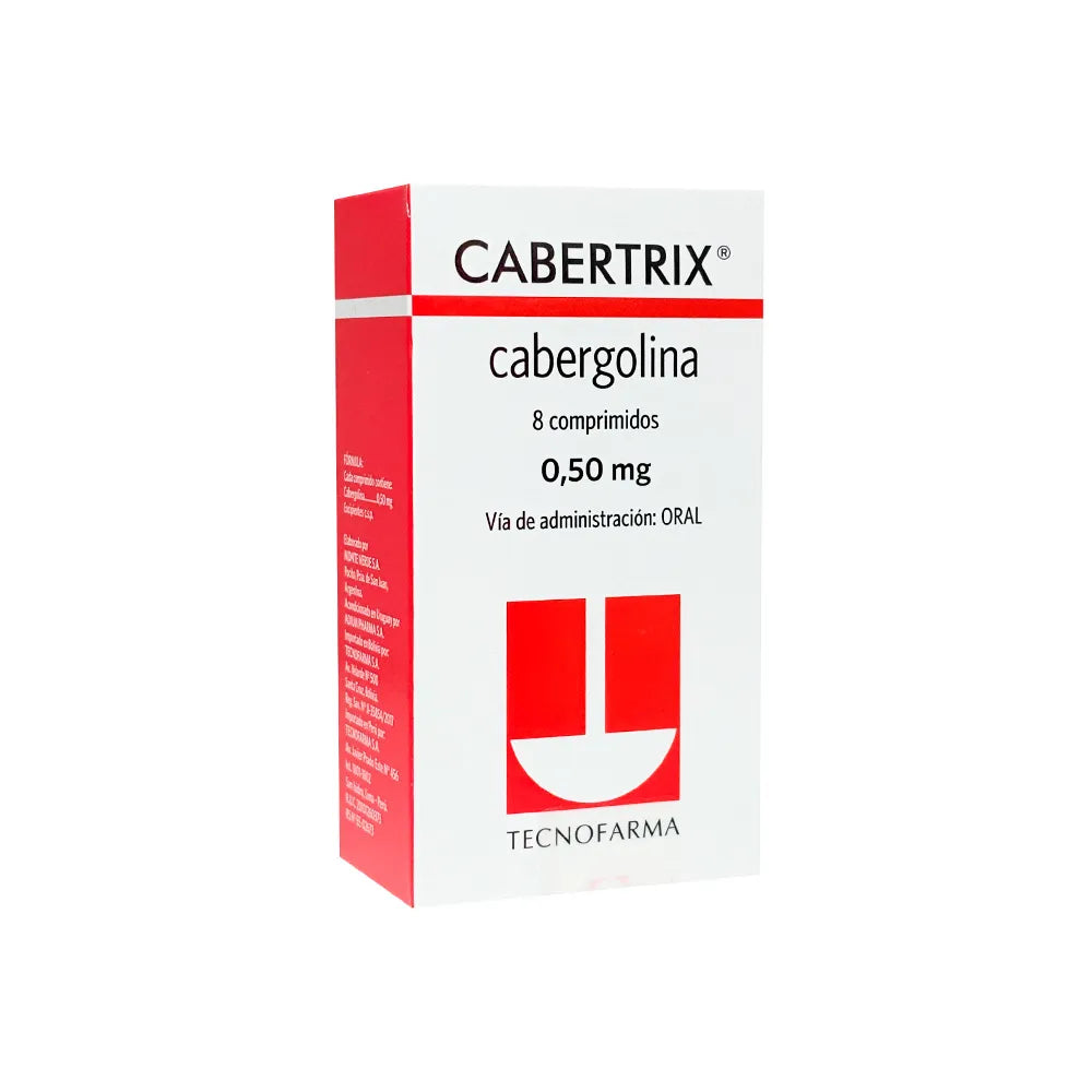 Cabertrix 0.50 mg - Caja 8 Comprimidos