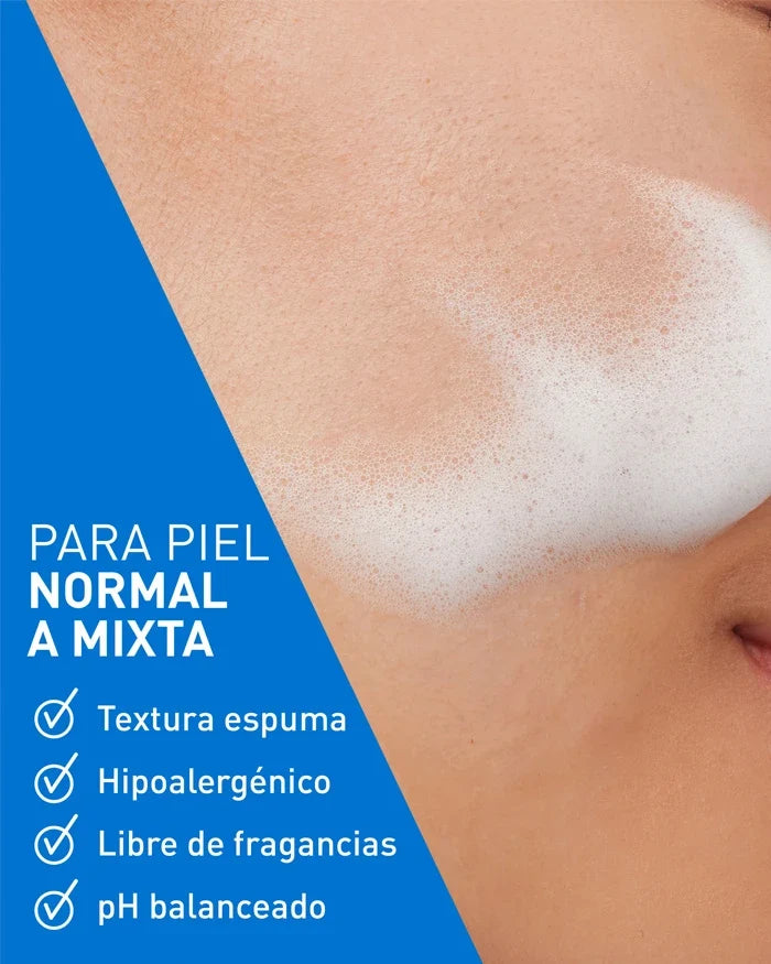 CeraVe Limpiador Air Foam Reequilibrante - Frasco 148 ml