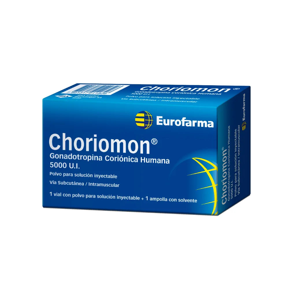 Choriomon 5,000 UI (HCG) – Polvo para Inyectable