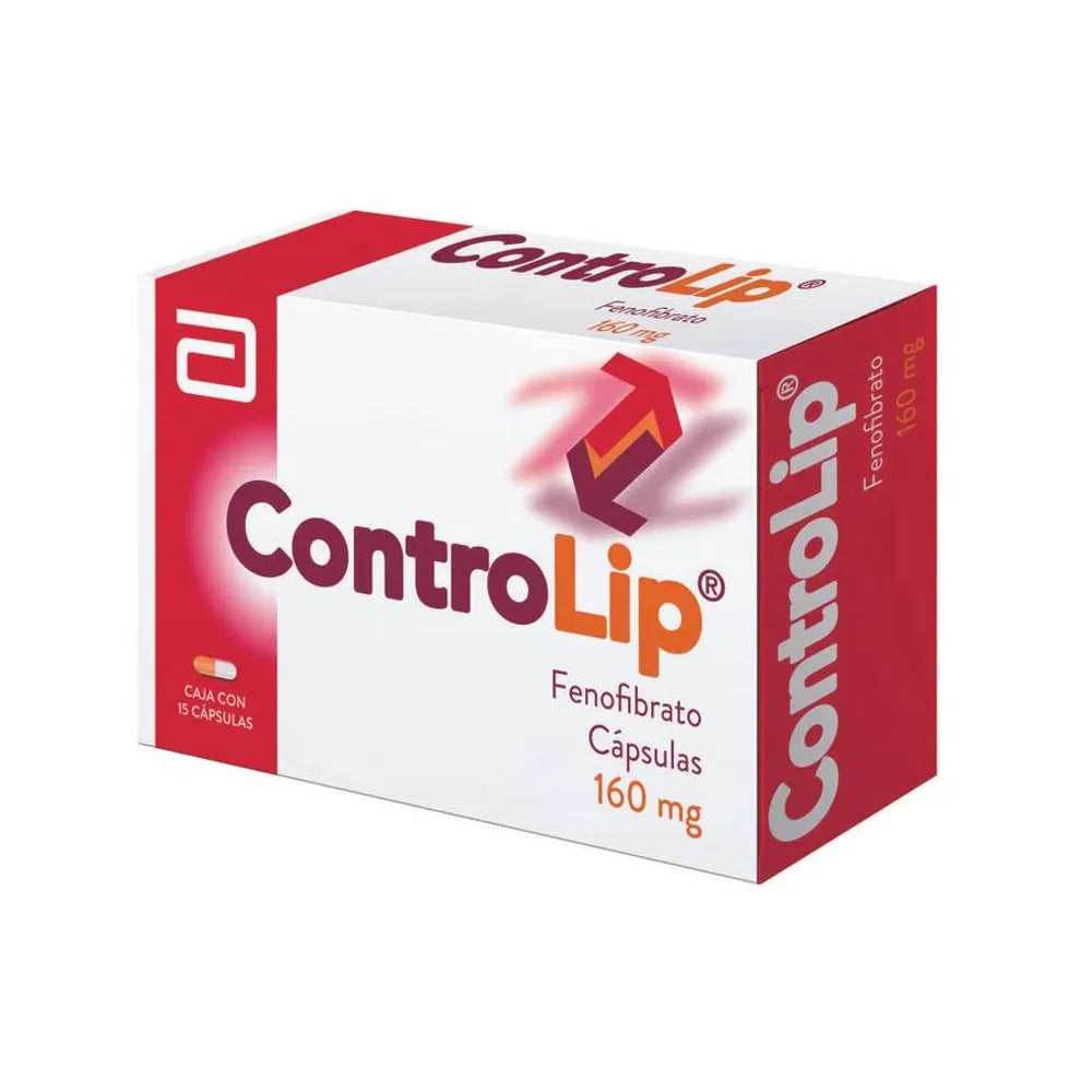Controlip 160 mg (Fenofibrato) - Caja 30 Cápsulas