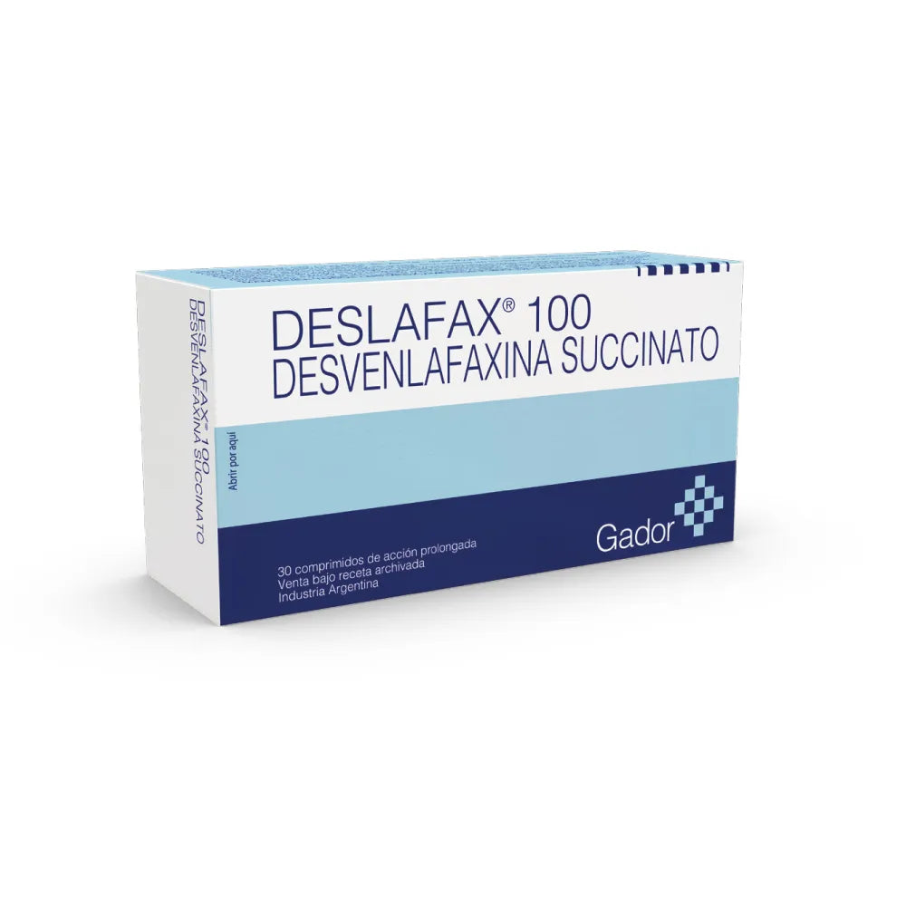 Deslafax 100 mg (Desvenlafaxina) - 30 Comprimidos