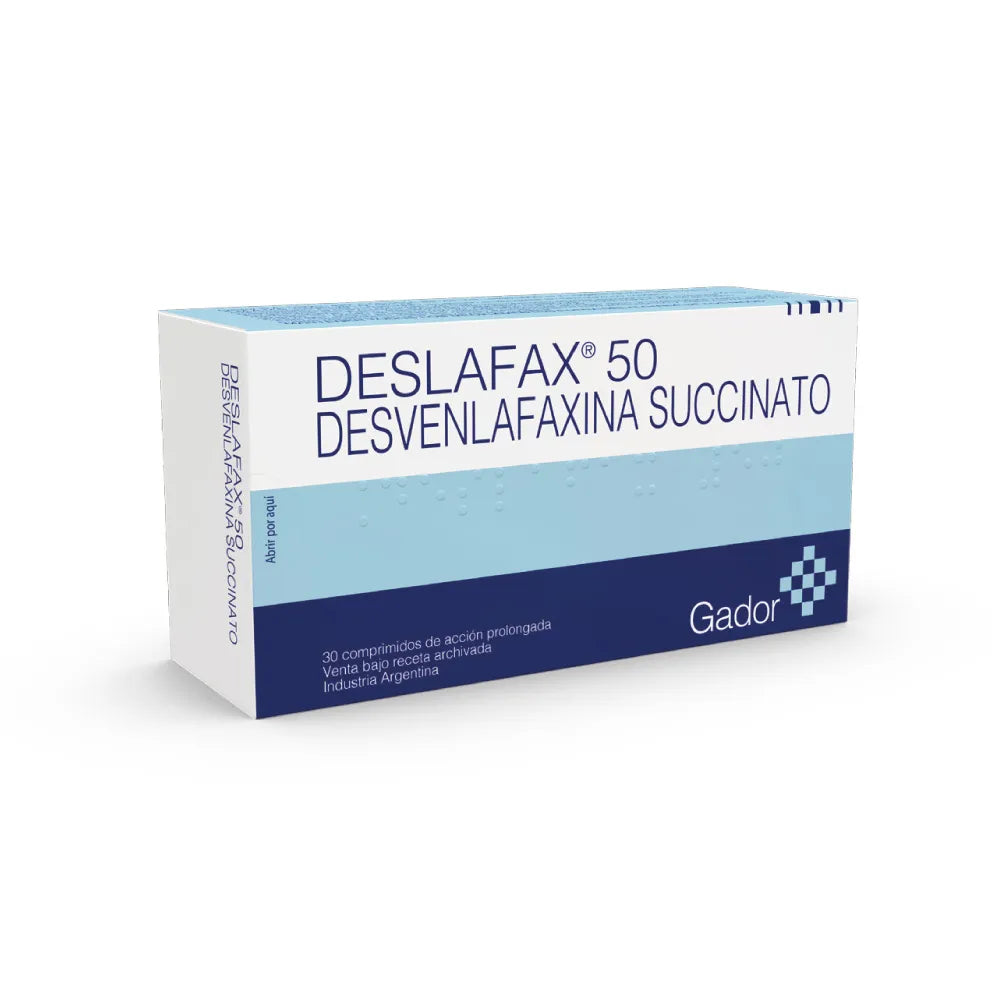 Deslafax 50 mg (Desvenlafaxina) - 30 Comprimidos