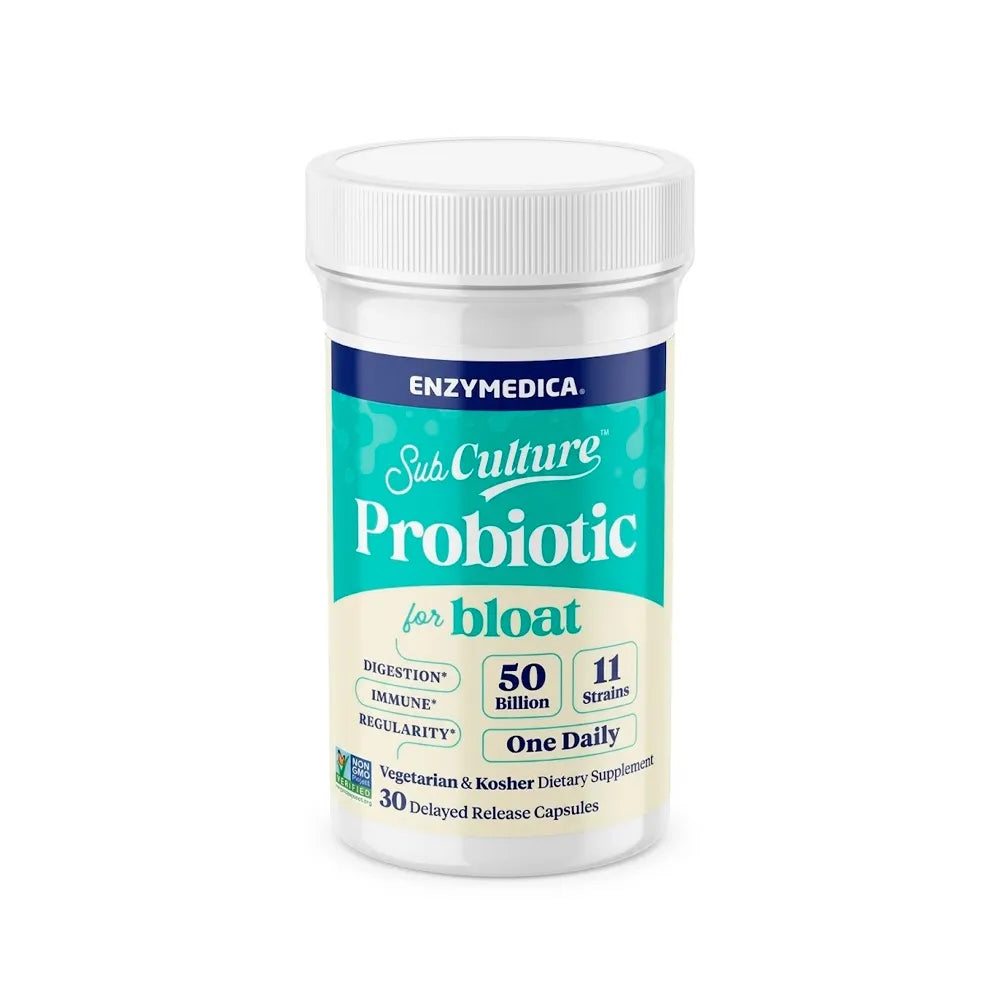 Probiótico SubCulture™ para la hinchazón - 30 Capsulas