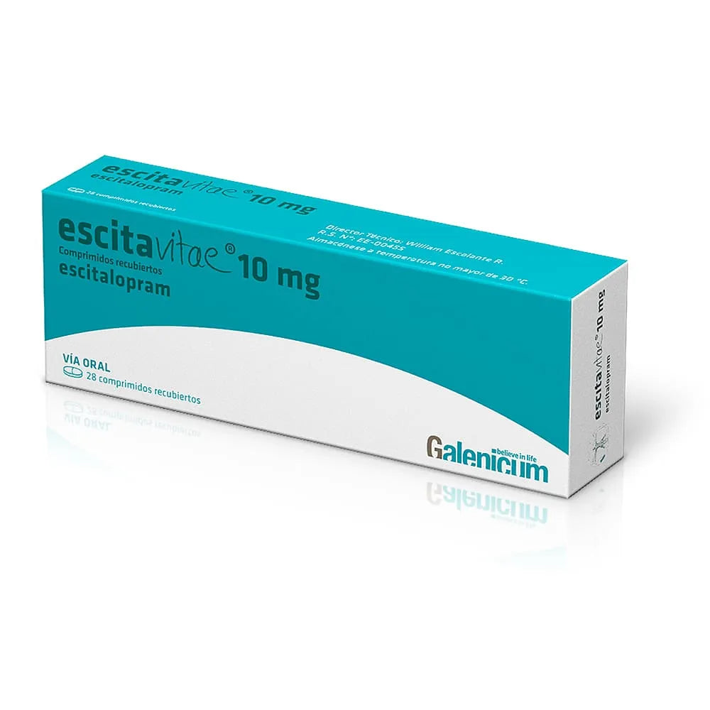 Escitavitae 10 mg - Caja 28 Comprimidos Recubiertos