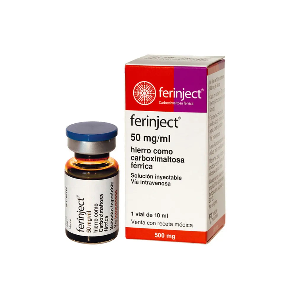 Ferinject 50 mg/ml (Hierro Carboximaltosa) Solución  IV
