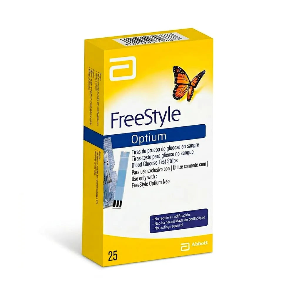 Freestyle Optium Tiras Reactivas - Caja 25 und