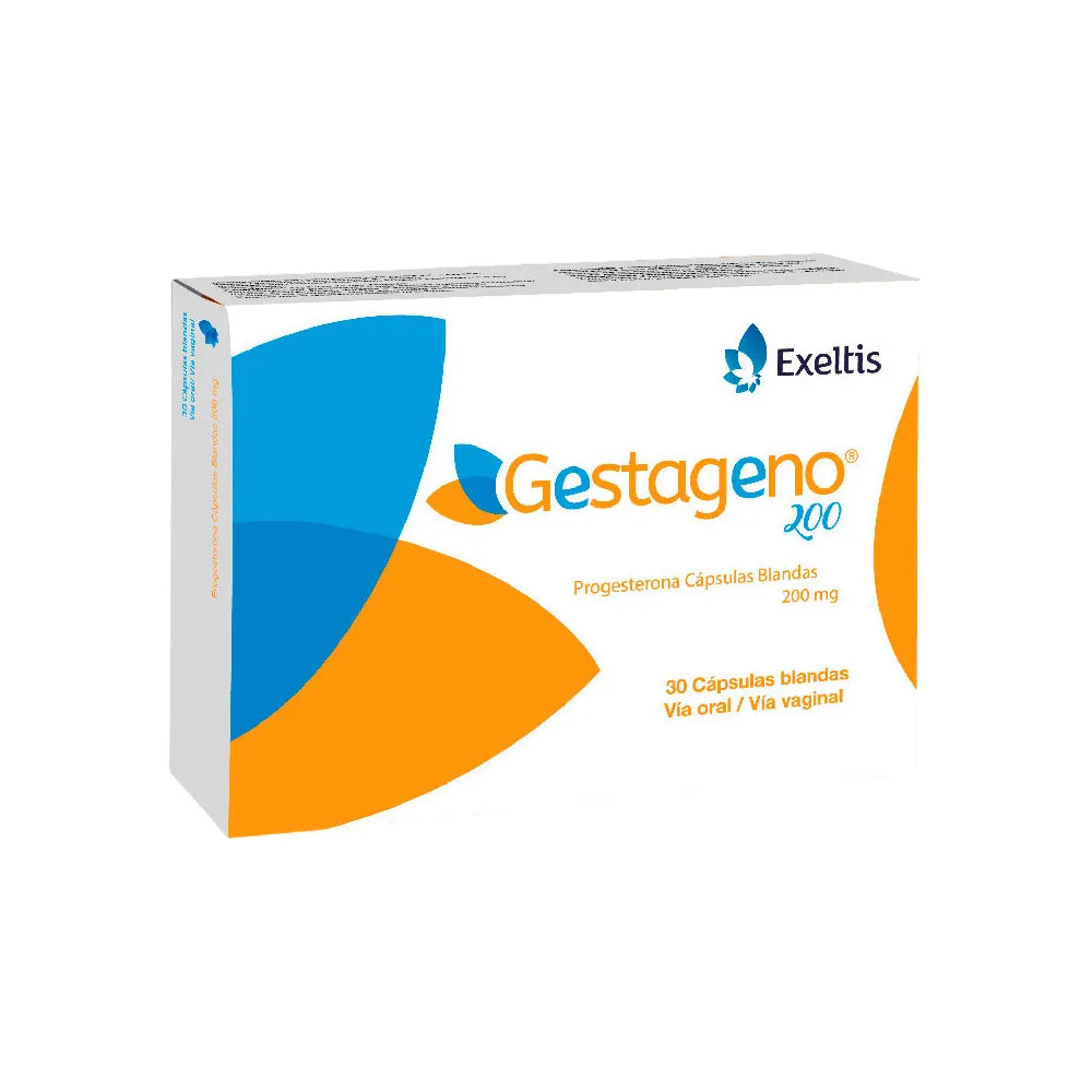 Gestageno 200 mg -30 Cápsulas Blandas