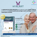 Hyalart 500 mg - Ácido Hialurónico - 30 Cápsulas