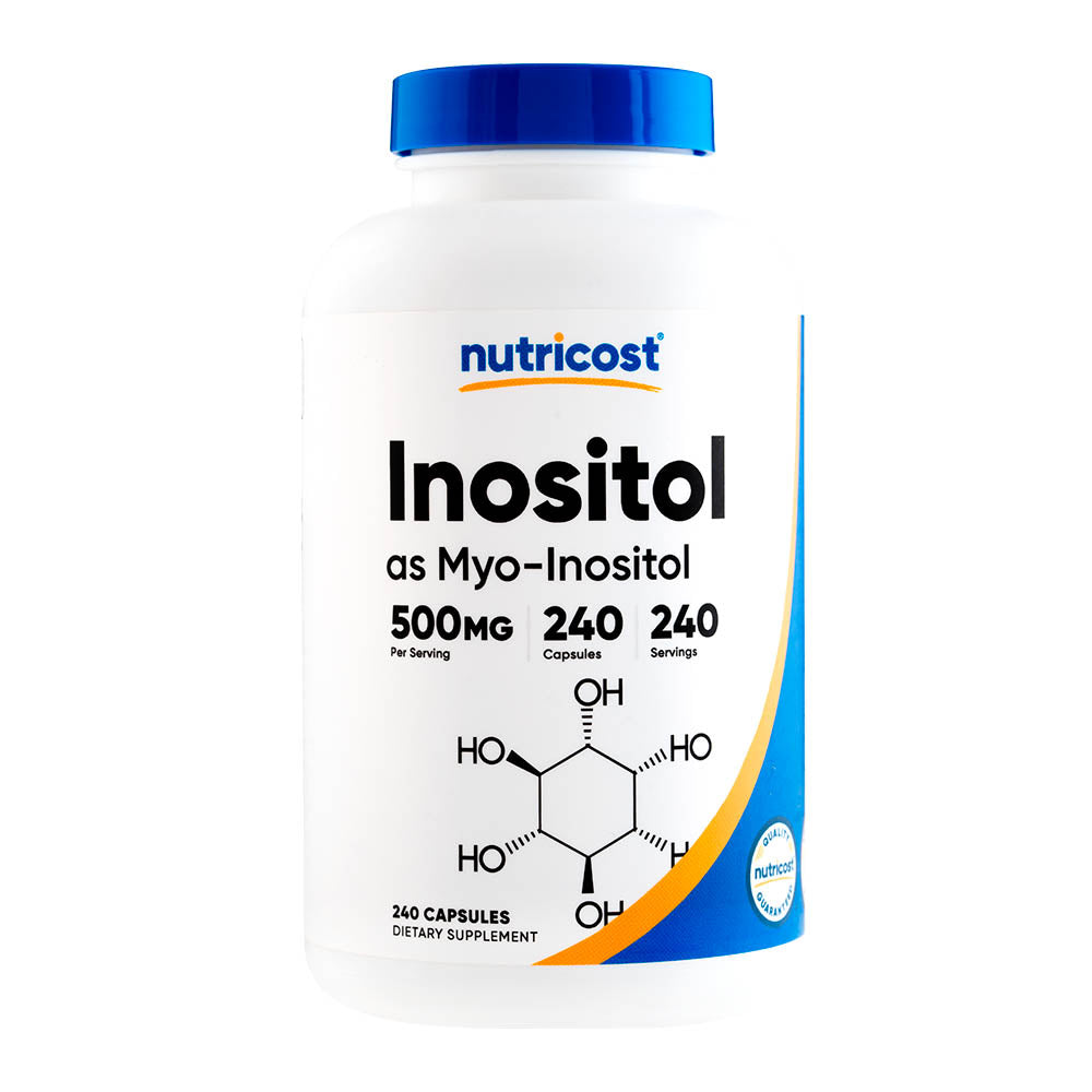 Inositol 500mg Cápsula Nutricost - Caja de 240