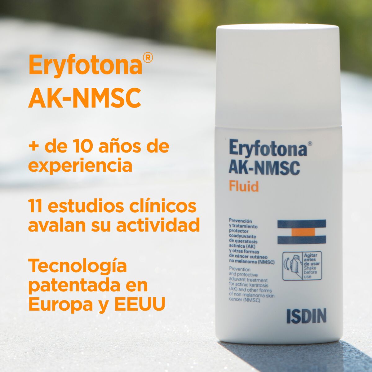 Protector Solar ISDIN Eryfotona AK-NMSC Fluid SPF 99